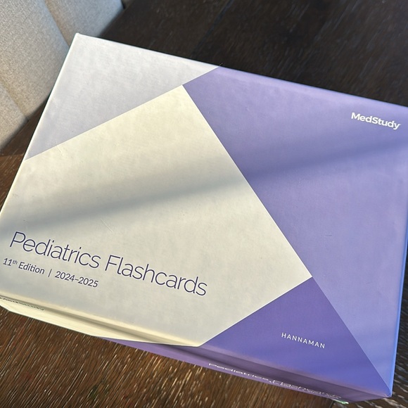 MedStudy Pediatrics Flashcards (2024-2025) - Picture 2 of 4